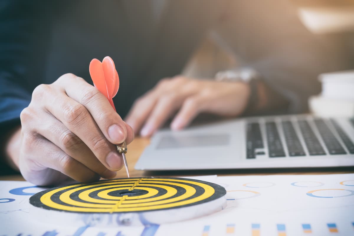 Professional engaging with digital content